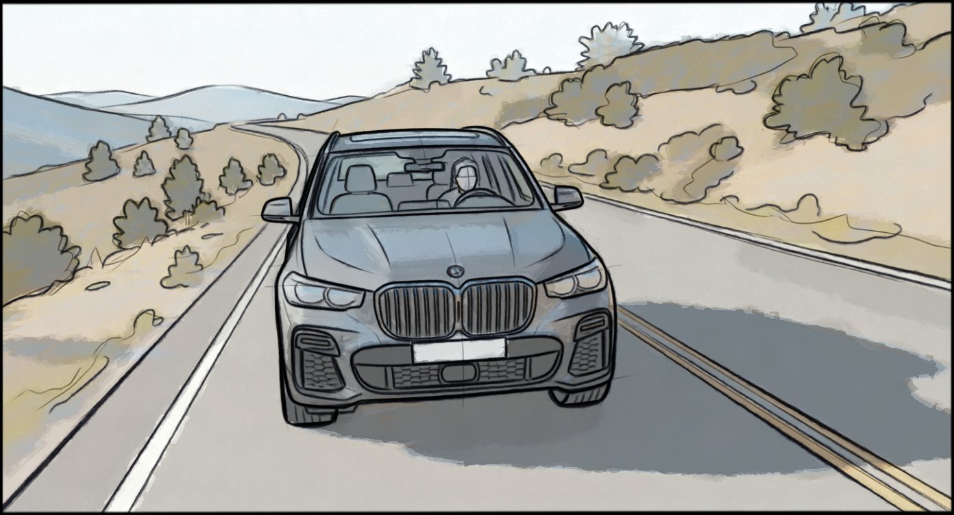 Automotive - Lifestyle - storyboard frame 1 by Dakota Warren